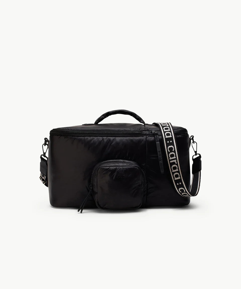 Baby Pump Bag With Zipper - Black