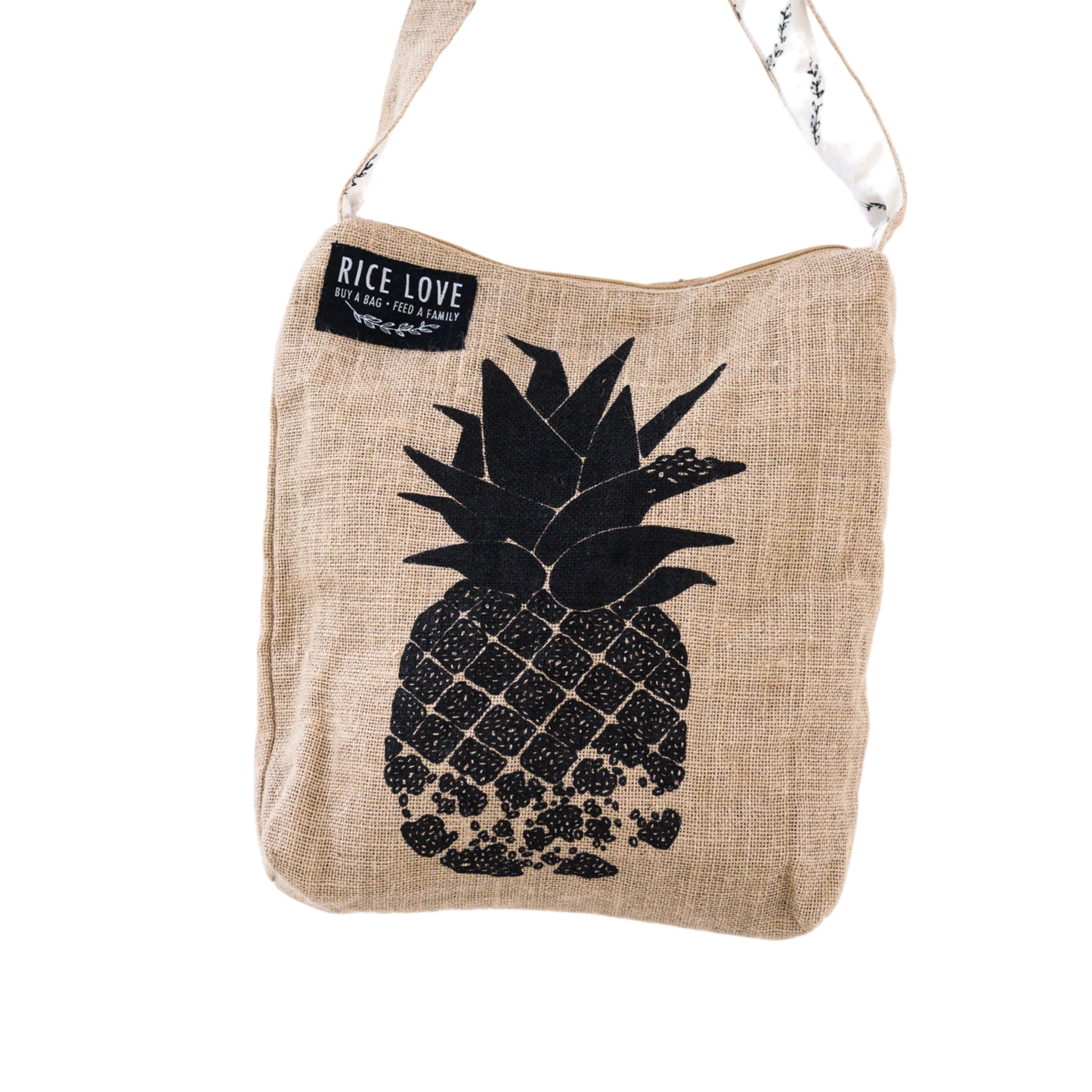 Crossbody Bag Boho Style - Pineapple