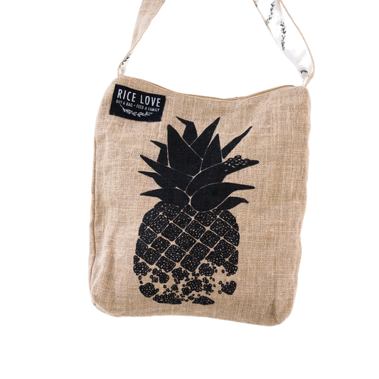 Crossbody Bag Boho Style - Pineapple