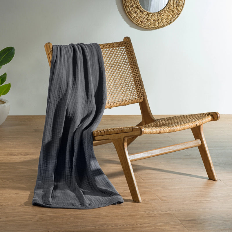 Muslin Cocoon Throw Blanket - Bearaby