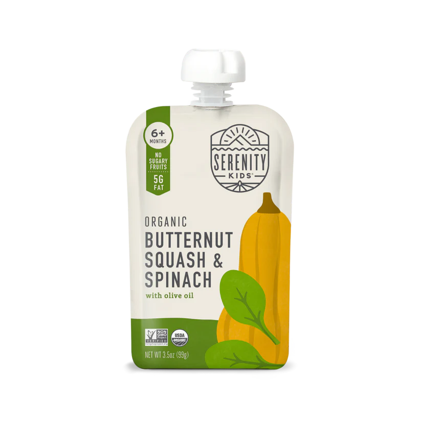 Organic Butternut & Spinach Veggie Pouch