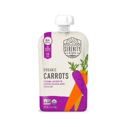 Organic Carrot with Organic Olive Oil Veggie Pouch