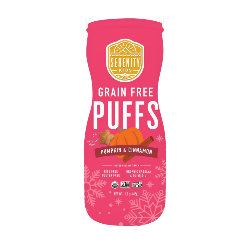 Grain Free Baby Puffs - Pumpkin & Cinnamon Holiday Edition