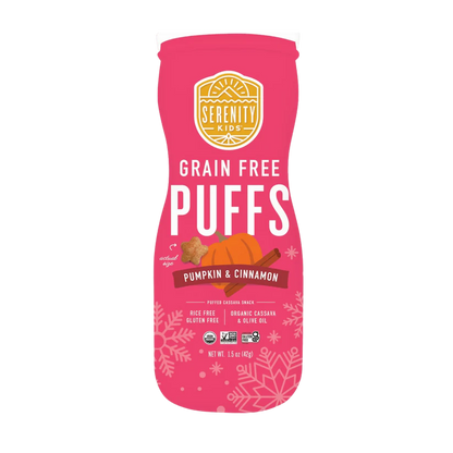 Grain Free Baby Puffs - Pumpkin & Cinnamon Holiday Edition