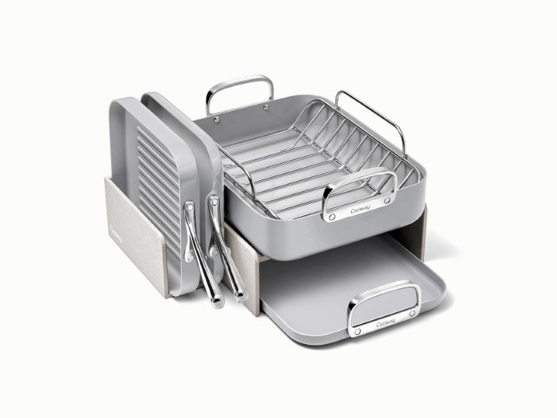 Ceramic Square Cookware Set - Side View