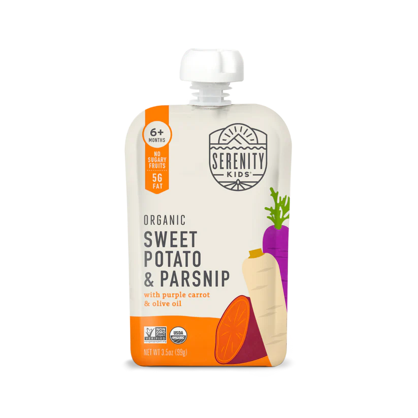 Organic Sweet Potato & Parsnip Veggie Pouch