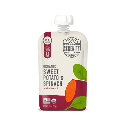 Organic Sweet Potato &amp; Spinach baby food is packed with nutrition and flavor