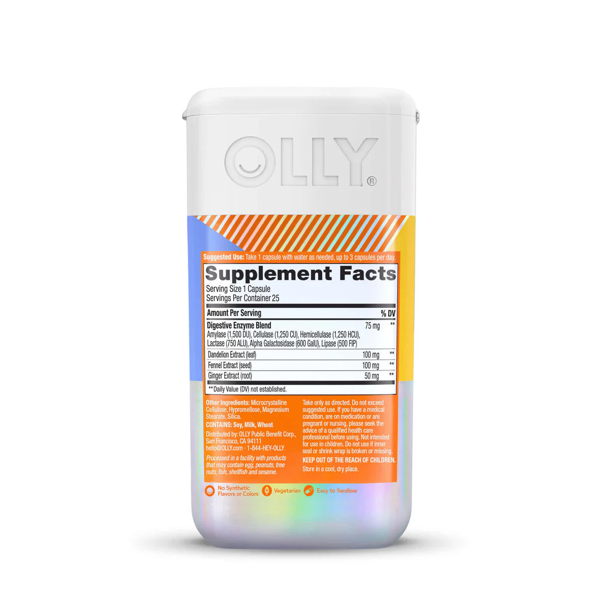 Digestive Support Supplements - Back