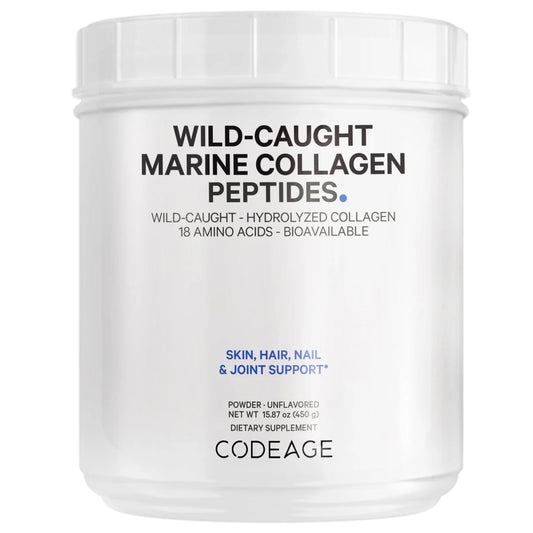 Wild Caught Marine Collagen Powder - For Skin, Nail, Hair & Joint Support