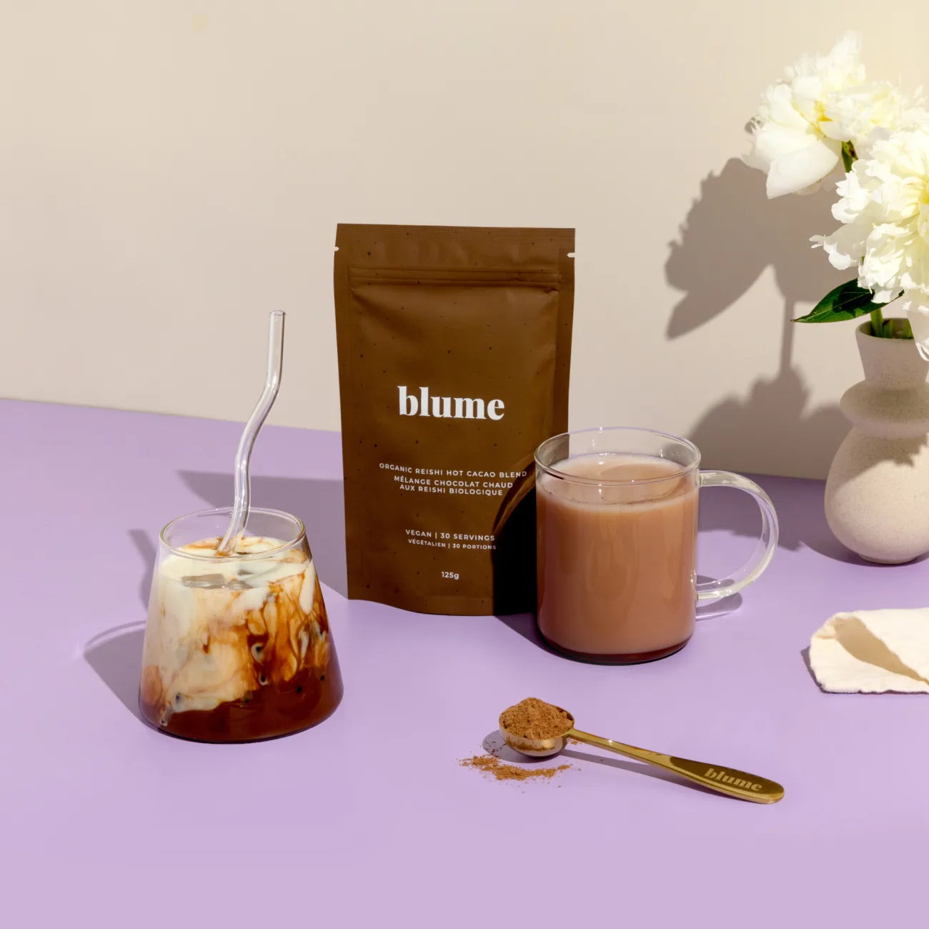 Organic Reishi Hot Cacao Latte Powder