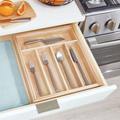 Expandable Wood Cutlery Tray