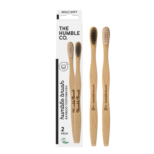 Adult Bamboo Toothbrushes - Soft