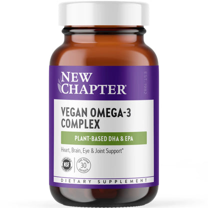 Vegan Omega-3 Complex, Vegan DHA, EPA, and DPA Supplement