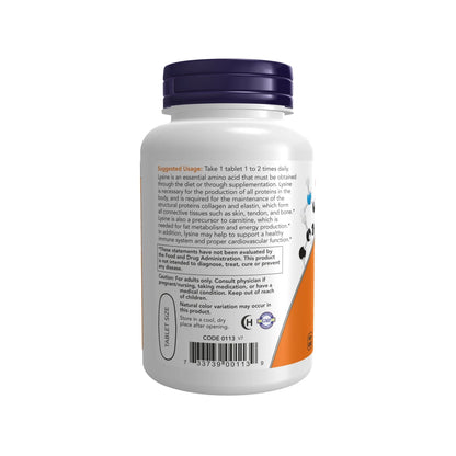 L-LYSINE 1000mg - For Healthy Immune Function