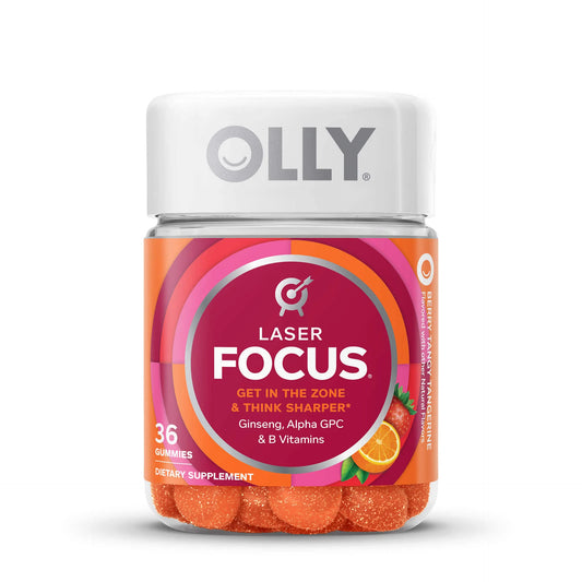 Laser Focus Think Sharper Supplement - Front