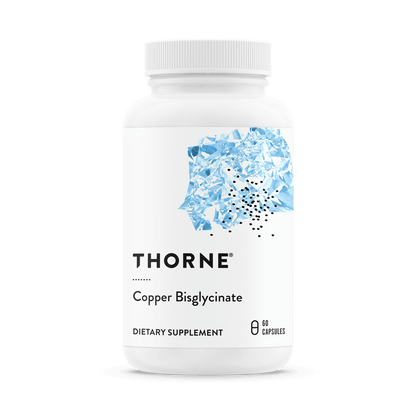 Thorne's Copper Bisglycinate provides an optimally absorbed form of copper.