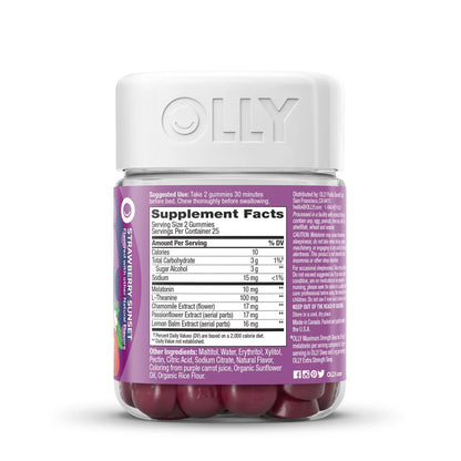 Sleep Vitamins Gummies - Back