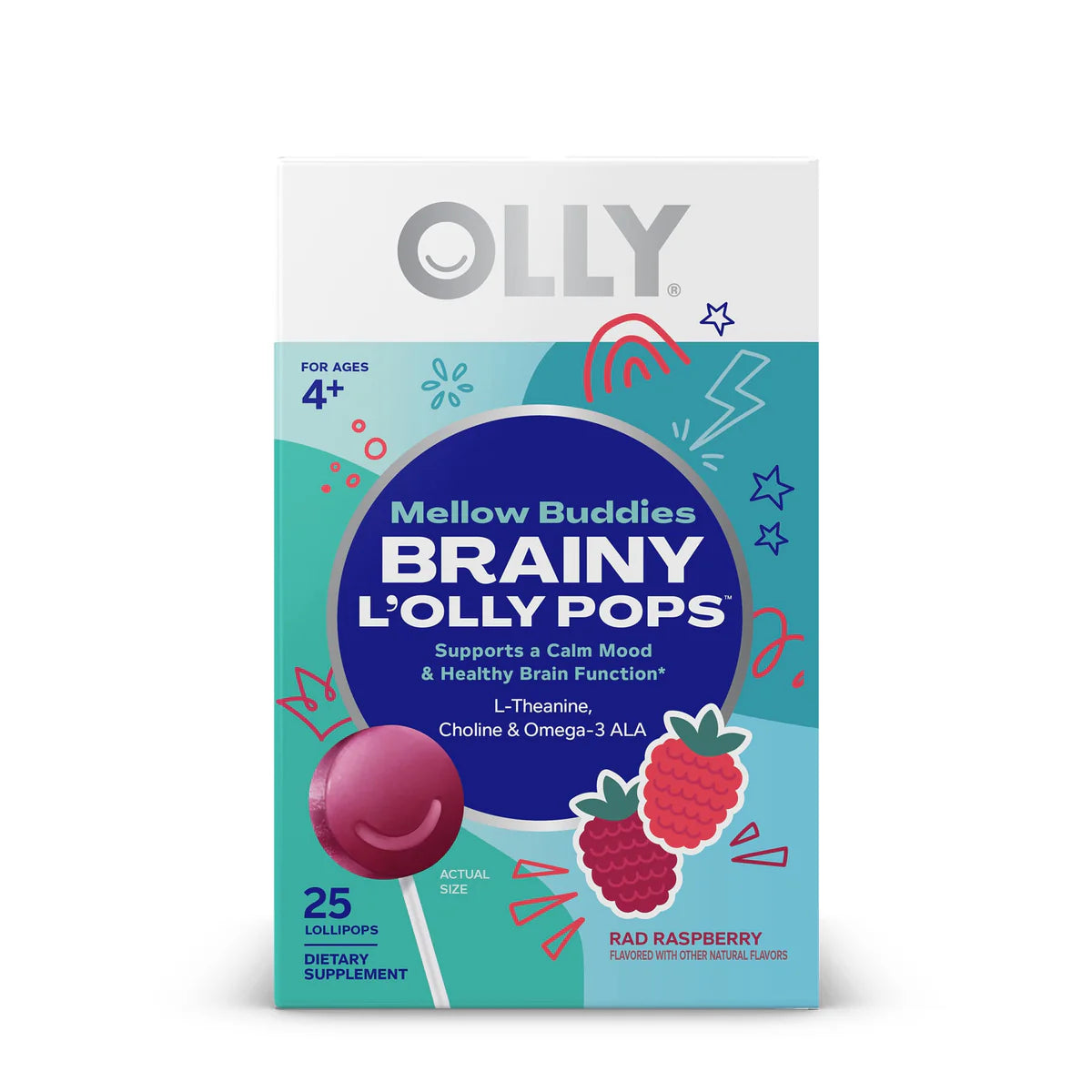 Brain Health Kids Supplements - Front