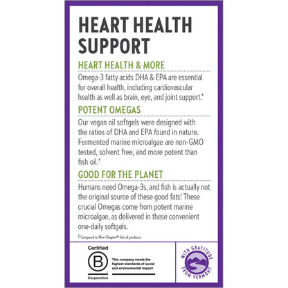 Vegan Omega-3 Complex, Vegan DHA, EPA, and DPA Supplement