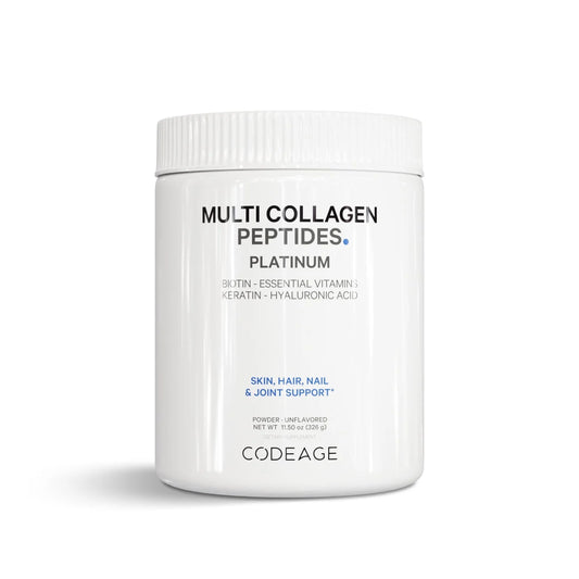 Multi Collagen Protein Powder Platinum - For Skin, Nail, Hair & Joint Support