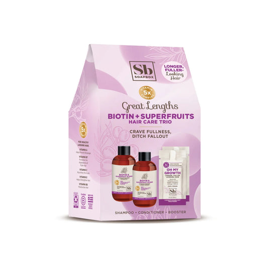 Strengthen & Lengthen Biotin and Superfruits Haircare Starter Set