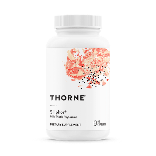 Thorne's Siliphos provides the benefits of silybin and phosphatidylcholine