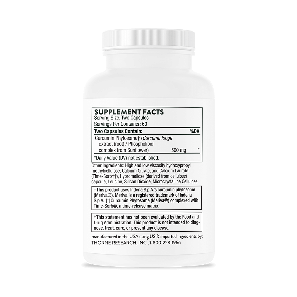 Curcumin Phytosome - Sustained Release - Thorne