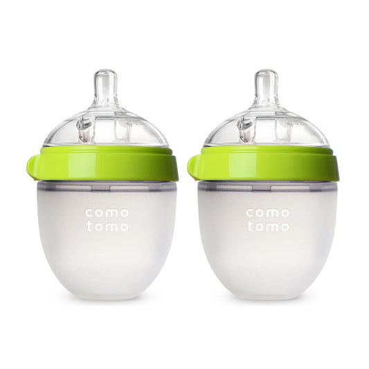 Baby Bottle, 100% Food-Grade Silicone, 2-Pack