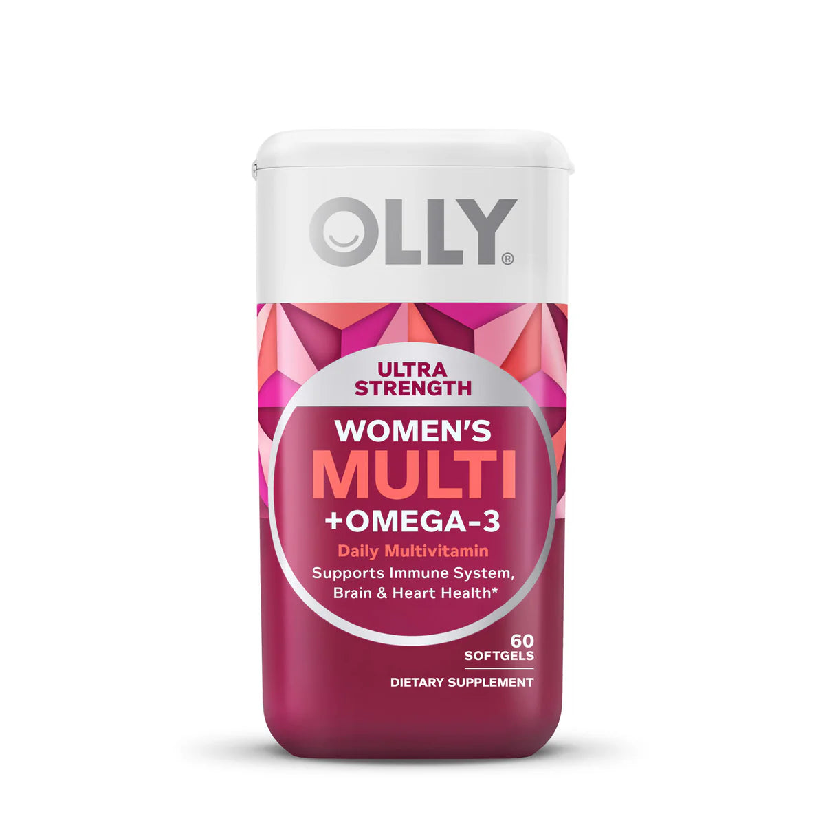 Ultra Strength Women's Multi & Omega-3 Softgel Vitamins - Front