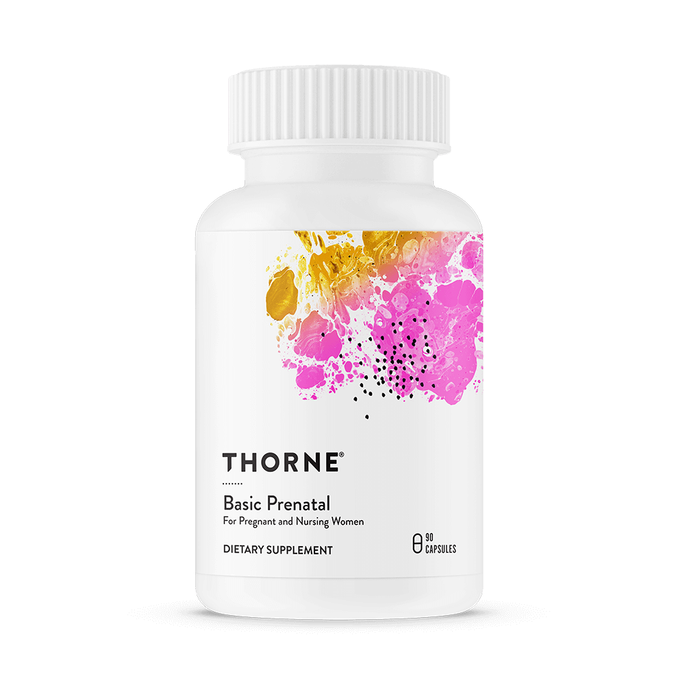 Thorne’s Basic Prenatal is formulated with the needs of conception and pregnancy