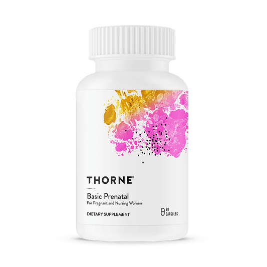 Thorne’s Basic Prenatal is formulated with the needs of conception and pregnancy